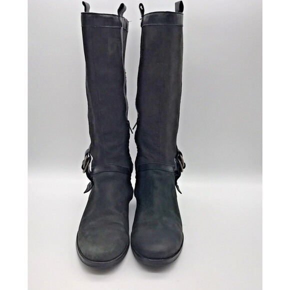 Cole Haan Air Liberty  E10 D32274  Shoes Womens 7.5B Black Tall Equestrian Boots - Picture 2 of 11